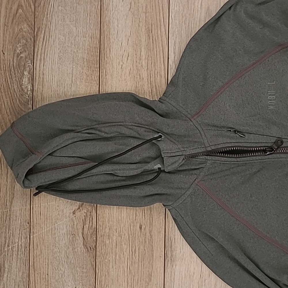 NOBULL Dark Green Full Zip Hooded Blend Womens Sz Small Athletic Casual Jacket